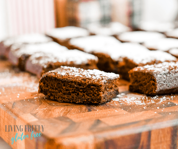 Bake Perfect Gluten-Free Vegan Gingerbread Bars with Innovative Flours